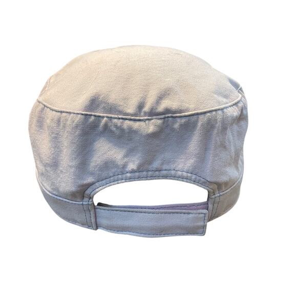 Pistil Ranger Military Cadet Hat Cap Embroidered Leaf Purple Lavender Cotton - Picture 7 of 10